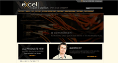 Desktop Screenshot of exceltechoptics.com